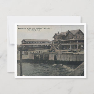 Carte Postale Hôtel Keansburg NJ Dancing Pavilion 1911 Vintage