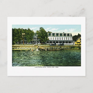 Carte Postale Hôtel Lake Shore, Clear Lake, Iowa