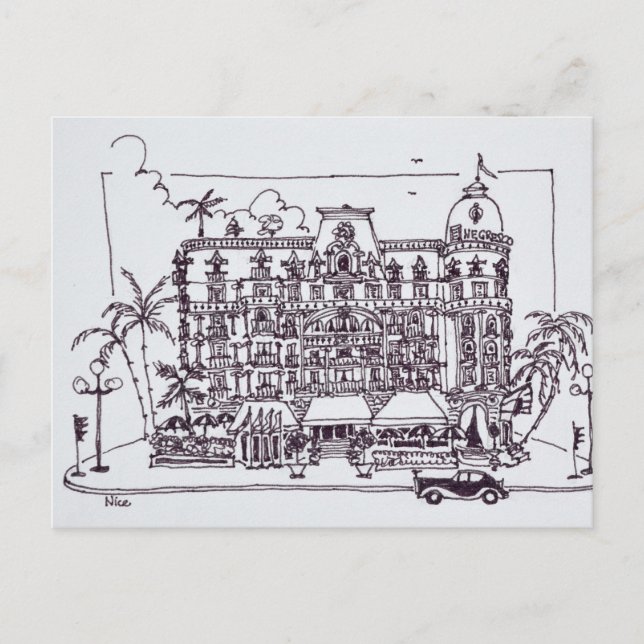 Carte Postale Hôtel Negresco Promenade anglaise | Nice, France (Devant)