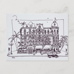 Carte Postale Hôtel Negresco Promenade des Anglais Nice, Franc