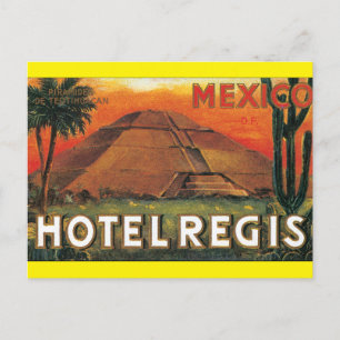 Carte Postale Hotel Regis Mexico_Poster Vintage voyage
