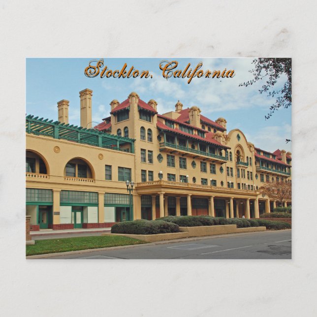 Carte Postale Hotel Stockton (Devant)