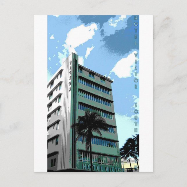 Carte Postale Hotel Victor Miami Beach (Devant)