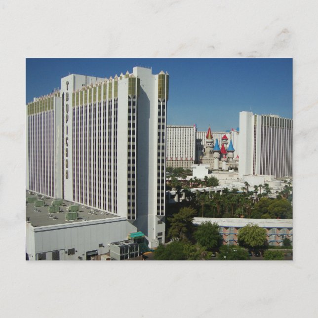 Carte Postale Hôtels à Las Vegas (Devant)