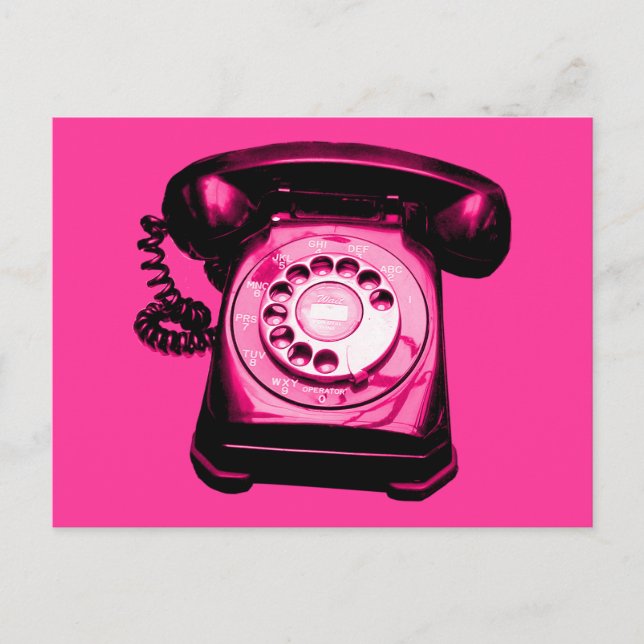 Carte Postale Hotline en Crimson (Devant)