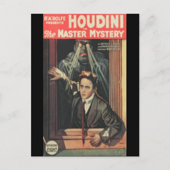 Carte Postale Houdini l'homme du mystère (Devant)