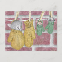 Carte postale House-Mouse Designs®