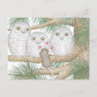 Carte postale House-Mouse Designs®