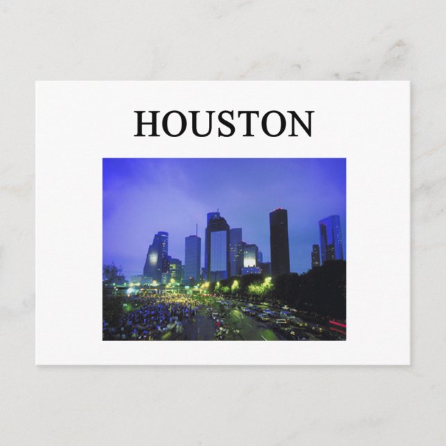 Carte Postale HOUSTON texas (Devant)