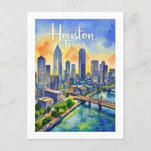 Carte postale Houston Texas