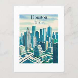 Carte postale Houston Texas