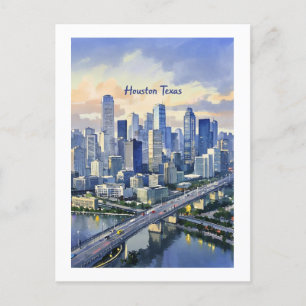 Carte postale Houston Texas