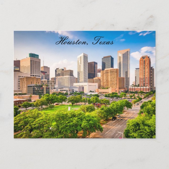 Carte postale Houston Texas (Devant)