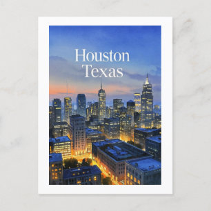 Carte postale Houston Texas