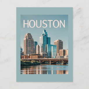 Carte postale Houston Texas