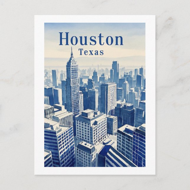 Carte postale Houston Texas (Devant)