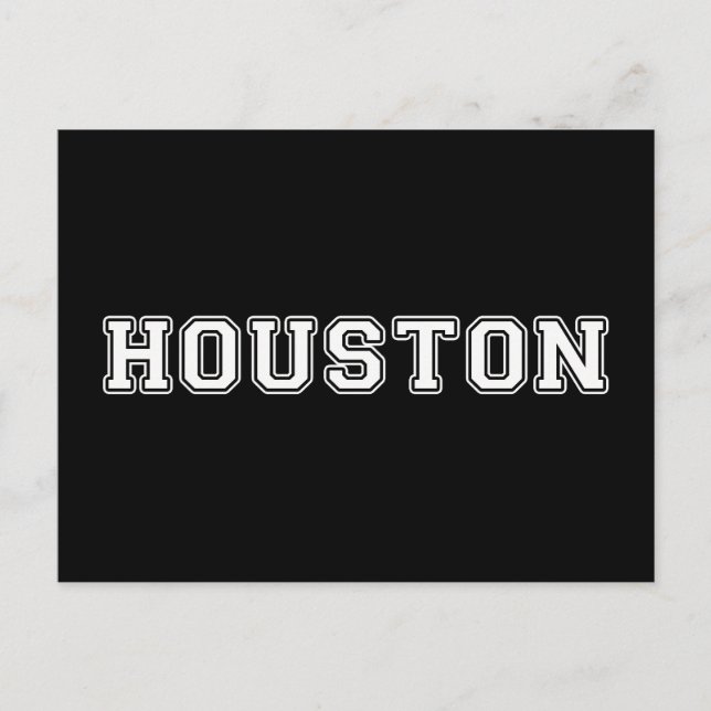 Carte Postale Houston Texas (Devant)