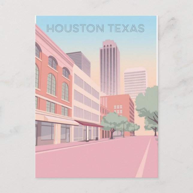 Carte postale Houston Texas (Devant)