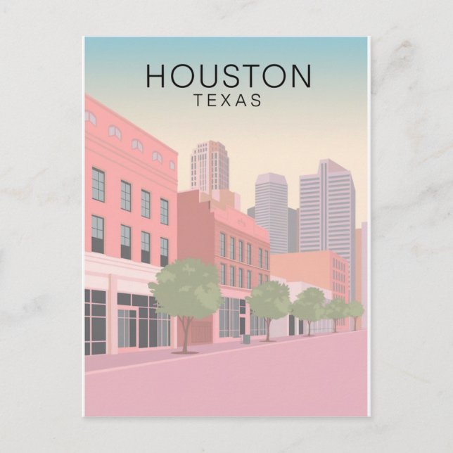 Carte postale Houston Texas (Devant)