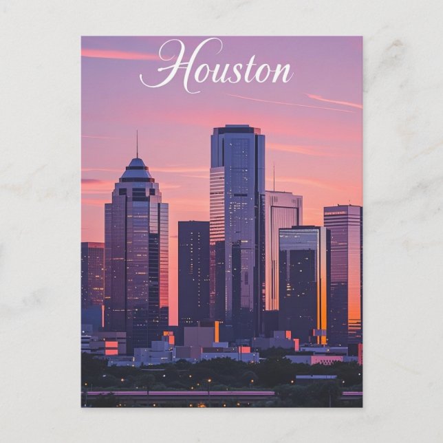 Carte postale Houston Texas (Devant)