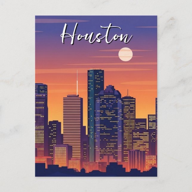 Carte Postale Houston Texas Travel (Devant)