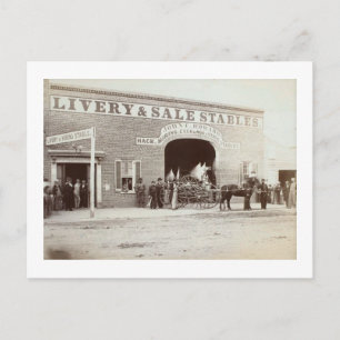 Carte Postale Howard's Stable, John W. Booth, Washington, DC