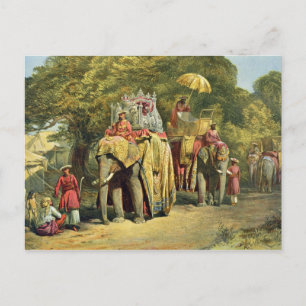 Carte Postale Howdah, 1863
