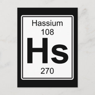 Carte Postale Hs - Hassium