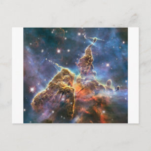 Carte Postale Hubble Image Nebula de l'espace profond