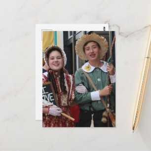 Carte Postale Huck Finn Cosplay Acteur et actrice