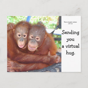 Carte Postale Hug virtuel