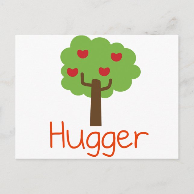 Carte Postale Hugger d'arbre (Devant)
