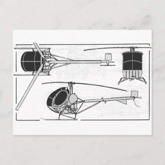 Carte Postale Hughes Cbi 300 (Devant)