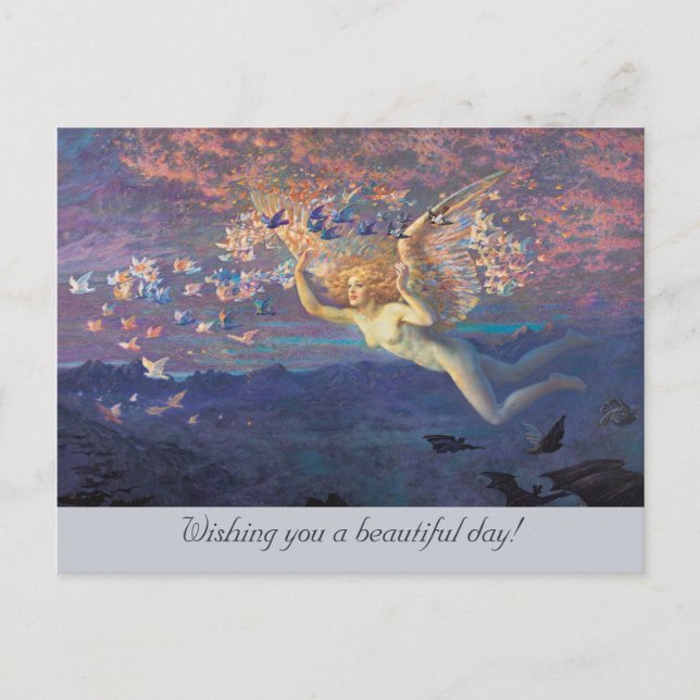 Carte Postale Hughes Wings of the Morning CC1039 Anniversaire (Devant)