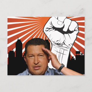 Carte Postale Hugo Chavez - Hugo Salutes style