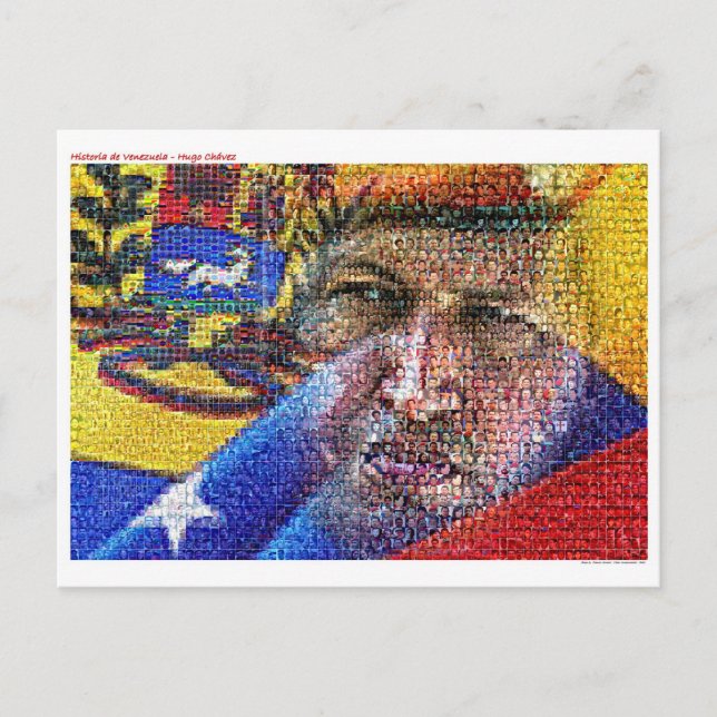 Carte Postale Hugo Chavez - Venezuela. (Devant)