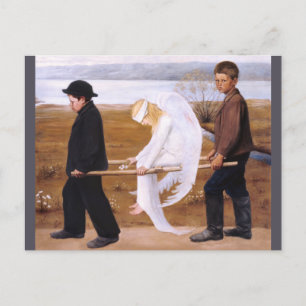 Carte Postale Hugo Simberg L'ange blessé CC1257 Mise à jour