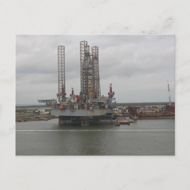 Carte Postale Huile dans le golfe du Mexique (Devant)