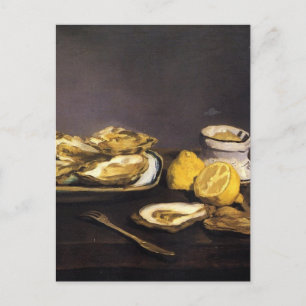 Carte Postale Huîtres - Édouard Manet