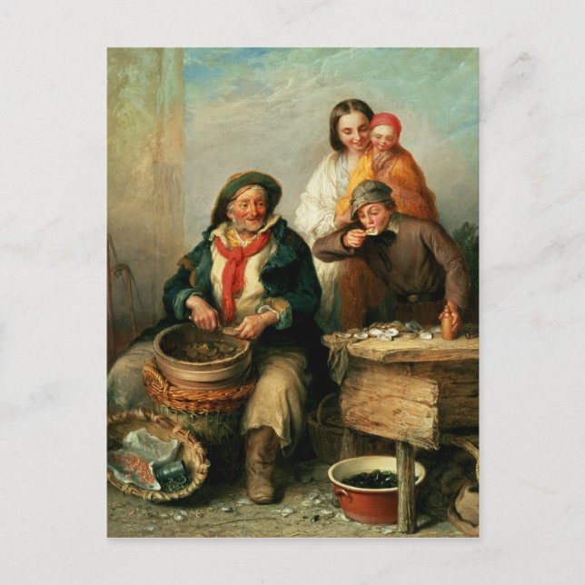 Carte Postale Huîtres, Jeune Monsieur ? (Devant)