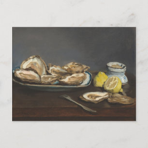 Carte Postale Huîtres par Édouard Manet