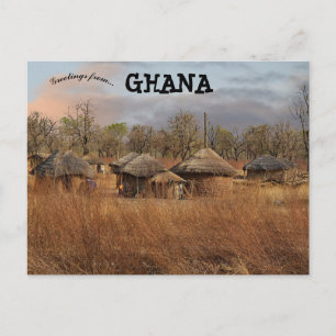 Carte Postale Huîtres traditionnelles de boue au Ghana