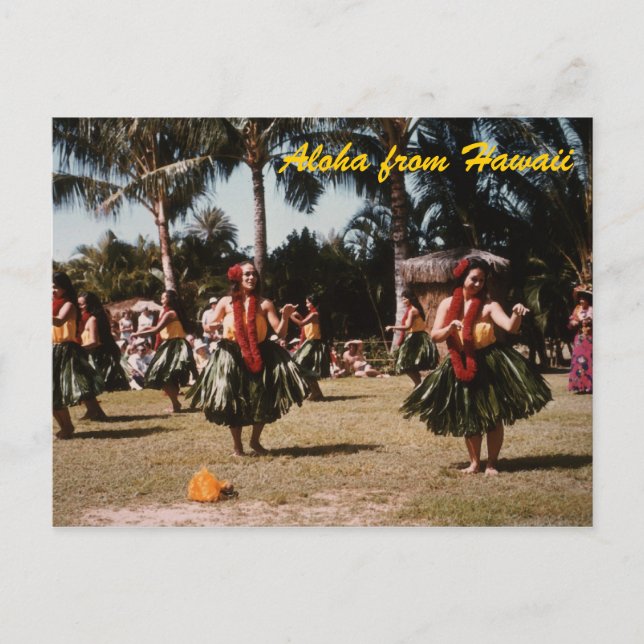 Carte Postale Hula Girls (Devant)