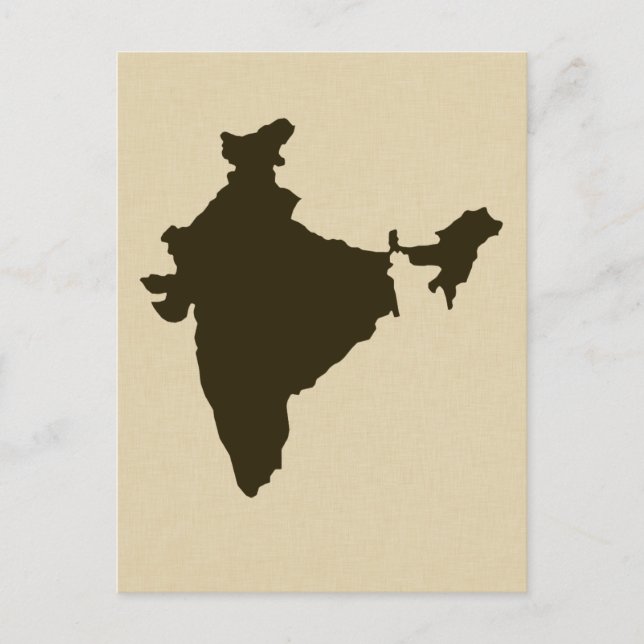 Carte Postale Humeurs d'épices au chocolat Inde (Devant)
