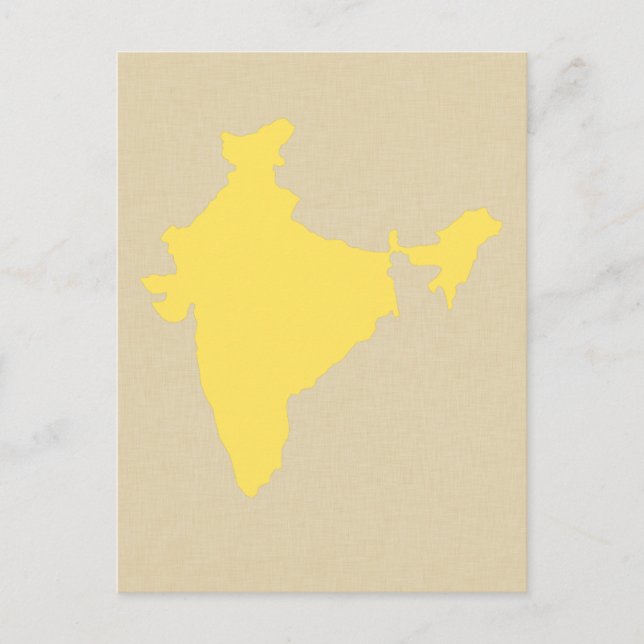 Carte Postale Humeurs d'épices de moutarde Inde (Devant)