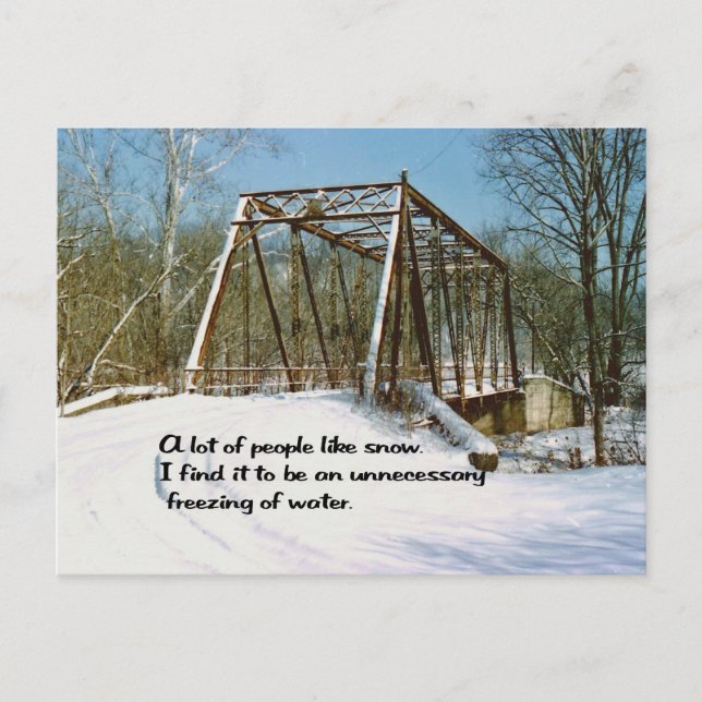 Carte Postale Humide (Devant)