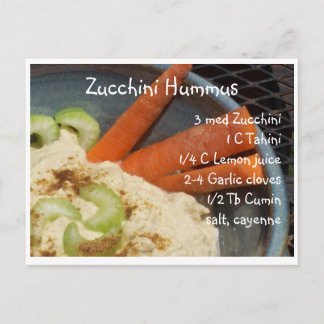 Carte Postale Humme de courgette