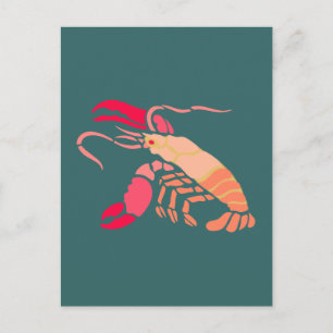 Carte Postale Hummer lobster