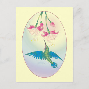 Carte Postale HUMMINGBIRD par SHARON SHARPE