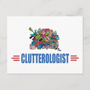 Carte Postale Humoriste Clutter